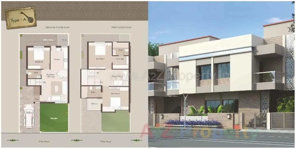 Layout of real estate project Shree Rangam Vintage located at Sayajipura, Vadodara, Gujarat