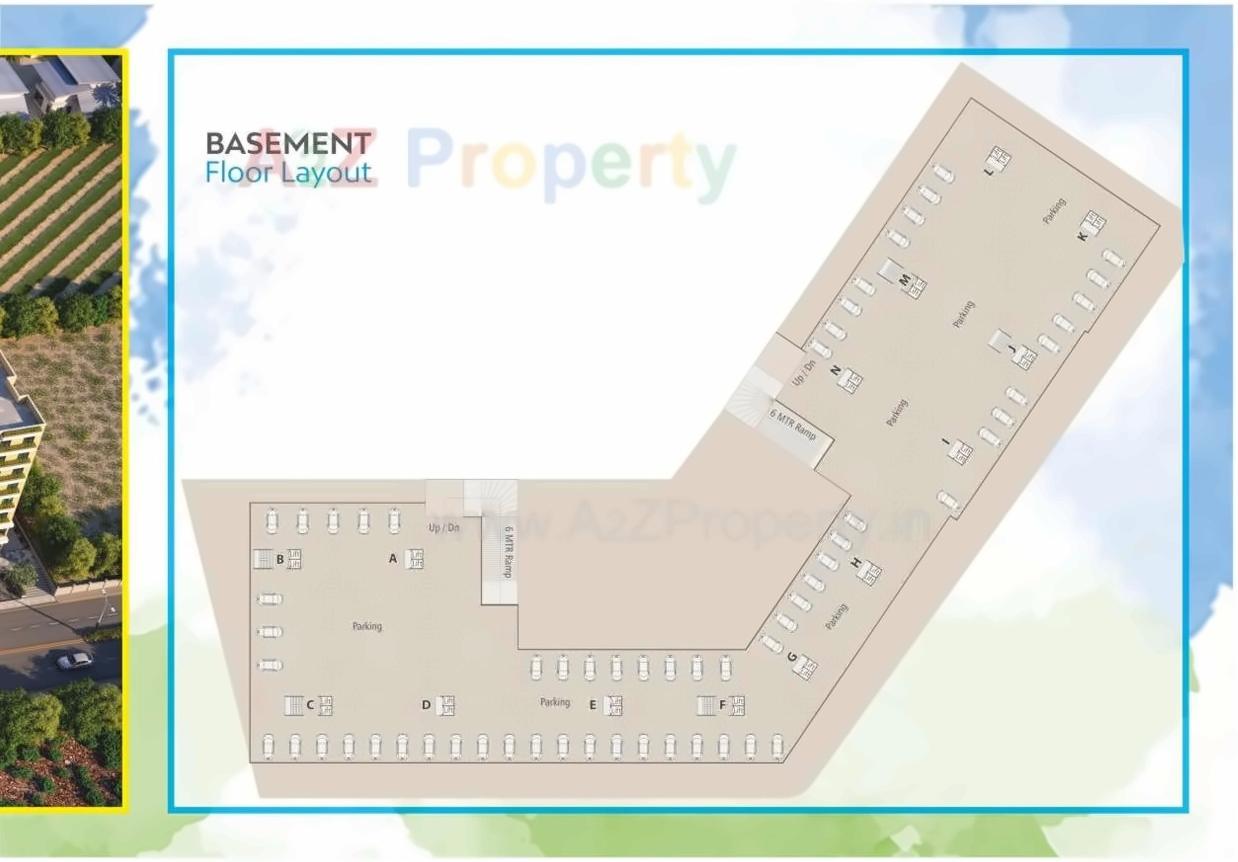 Layout of real estate project Shree Siddheshwar Habitat located at Tarsali, Vadodara, Gujarat