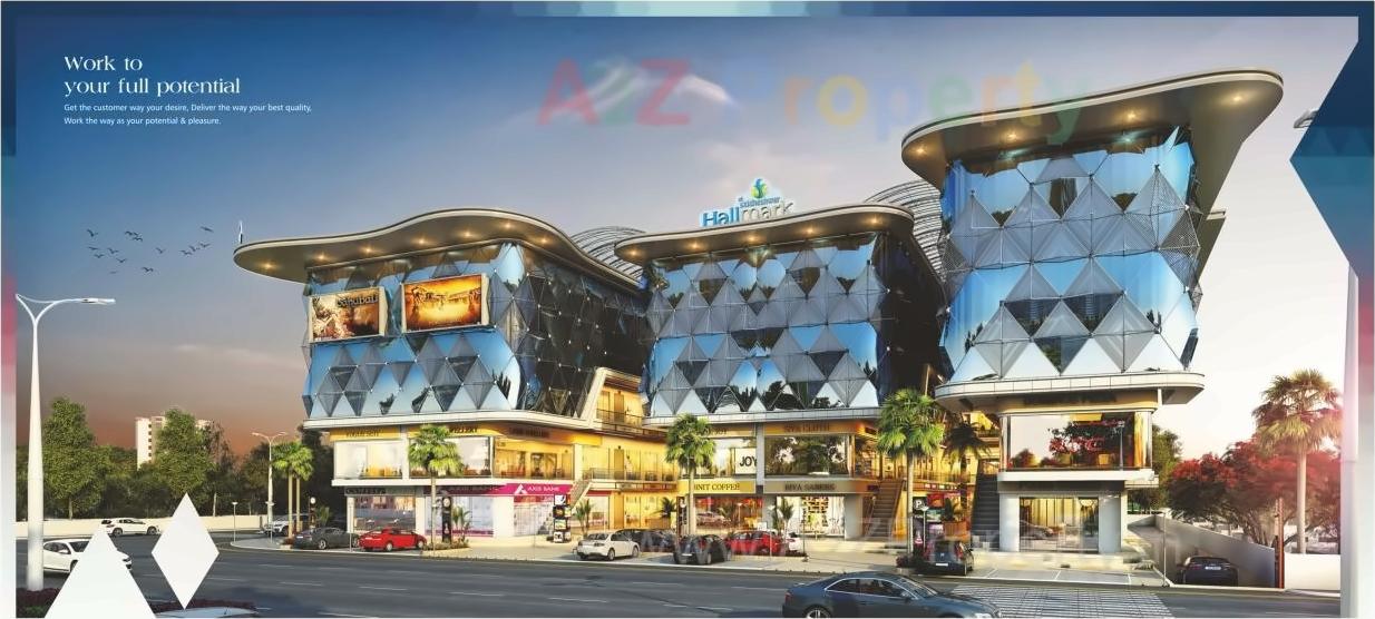 3D Elevation of real estate project Shree Siddheshwar Hallmark located at Bapod, Vadodara, Gujarat