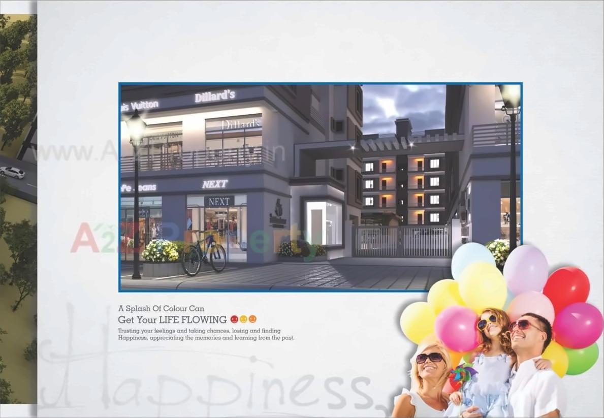 3D Elevation of real estate project Shree Siddheshwar Happiness located at Kapurai, Vadodara, Gujarat