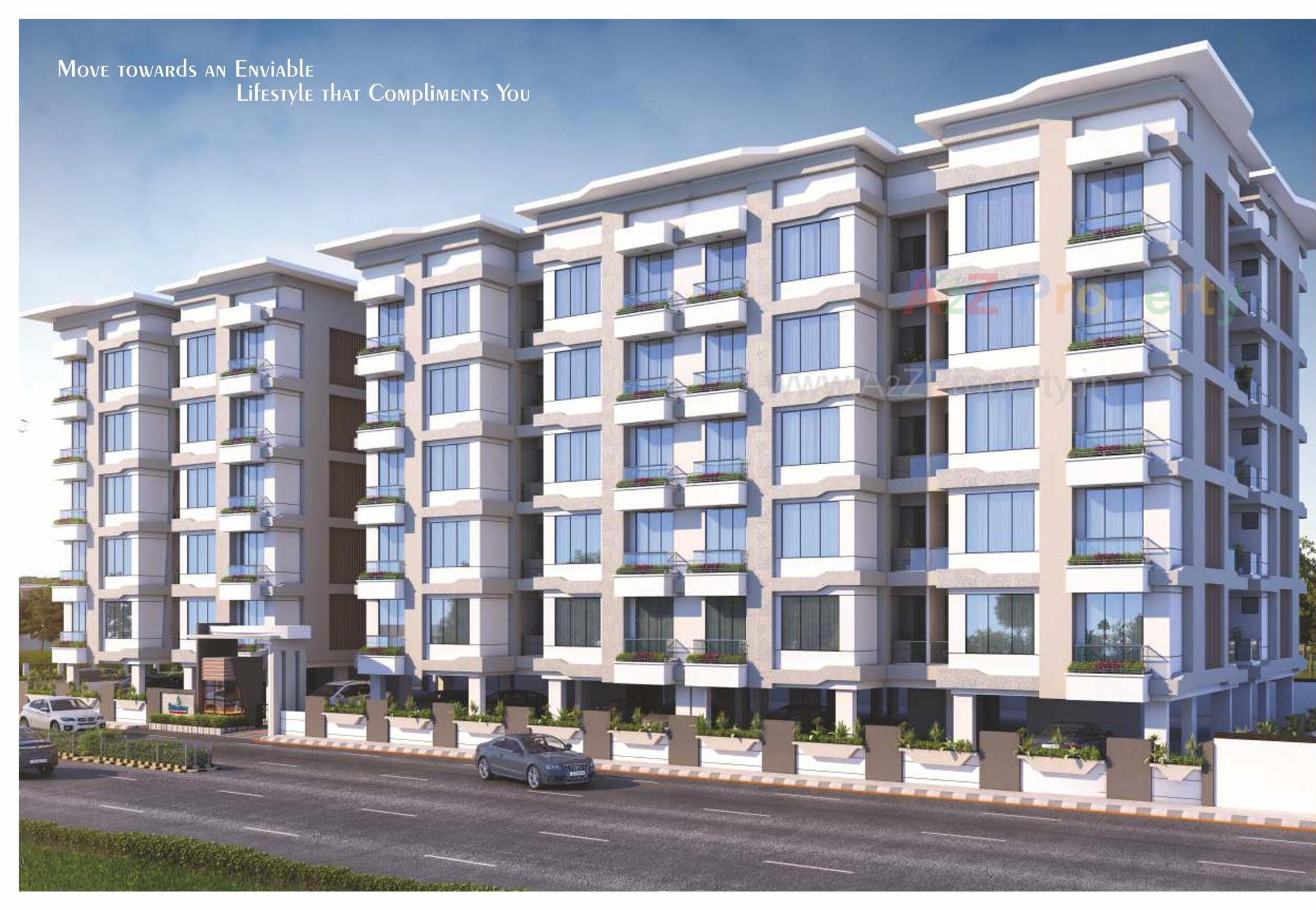 3D Elevation of real estate project Shree Siddheshwar Hari Darshan located at Chhani, Vadodara, Gujarat