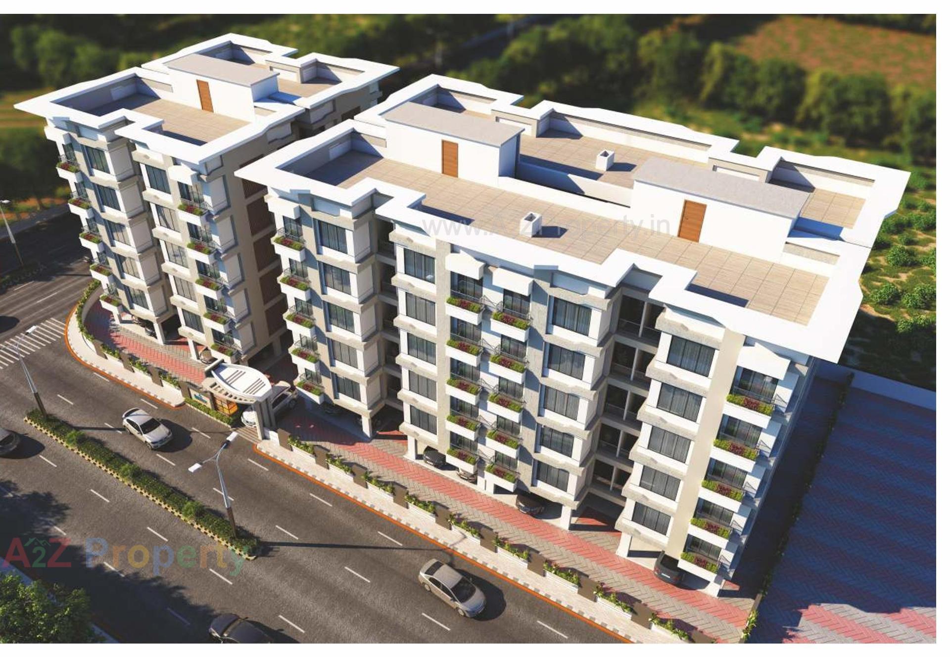 3D Elevation of real estate project Shree Siddheshwar Hari Darshan located at Chhani, Vadodara, Gujarat