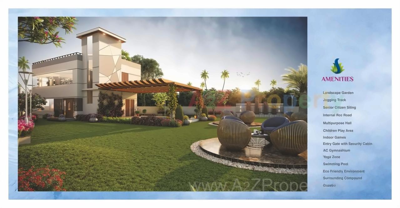 3D Elevation of real estate project Shree Siddheshwar Hari located at Tarsali, Vadodara, Gujarat