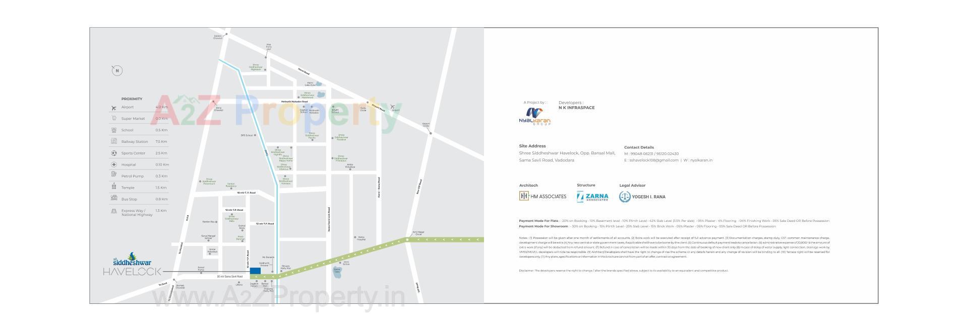  of real estate project Shree Siddheshwar Havelock located at Sama, Vadodara, Gujarat