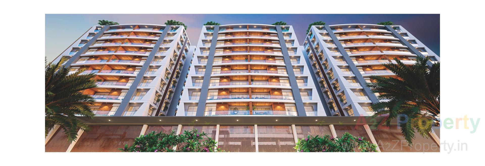 3D Elevation of real estate project Shree Siddheshwar Havelock located at Sama, Vadodara, Gujarat