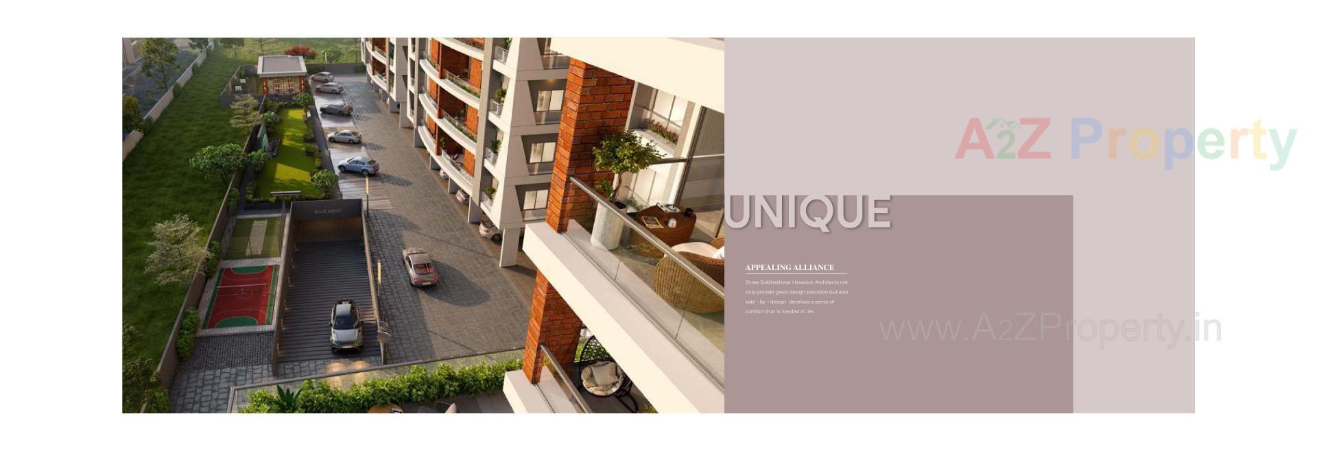 3D Elevation of real estate project Shree Siddheshwar Havelock located at Sama, Vadodara, Gujarat