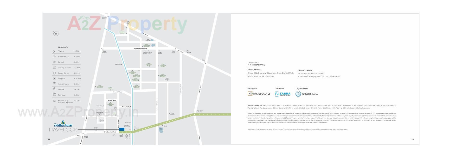  of real estate project Shree Siddheshwar Havelock located at Sama, Vadodara, Gujarat