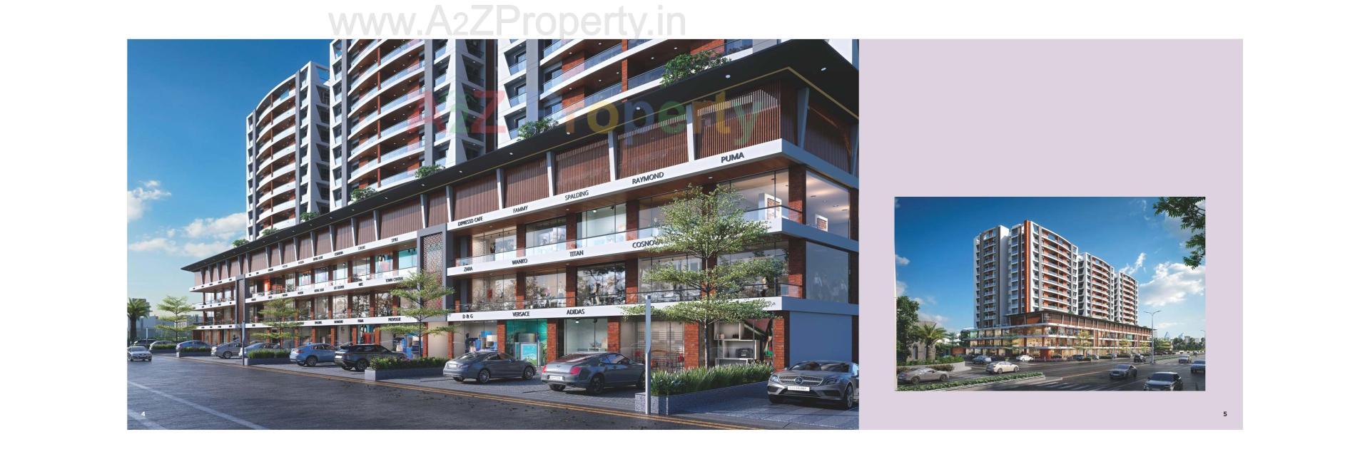 3D Elevation of real estate project Shree Siddheshwar Havelock located at Sama, Vadodara, Gujarat