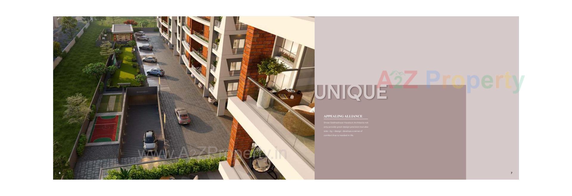 3D Elevation of real estate project Shree Siddheshwar Havelock located at Sama, Vadodara, Gujarat