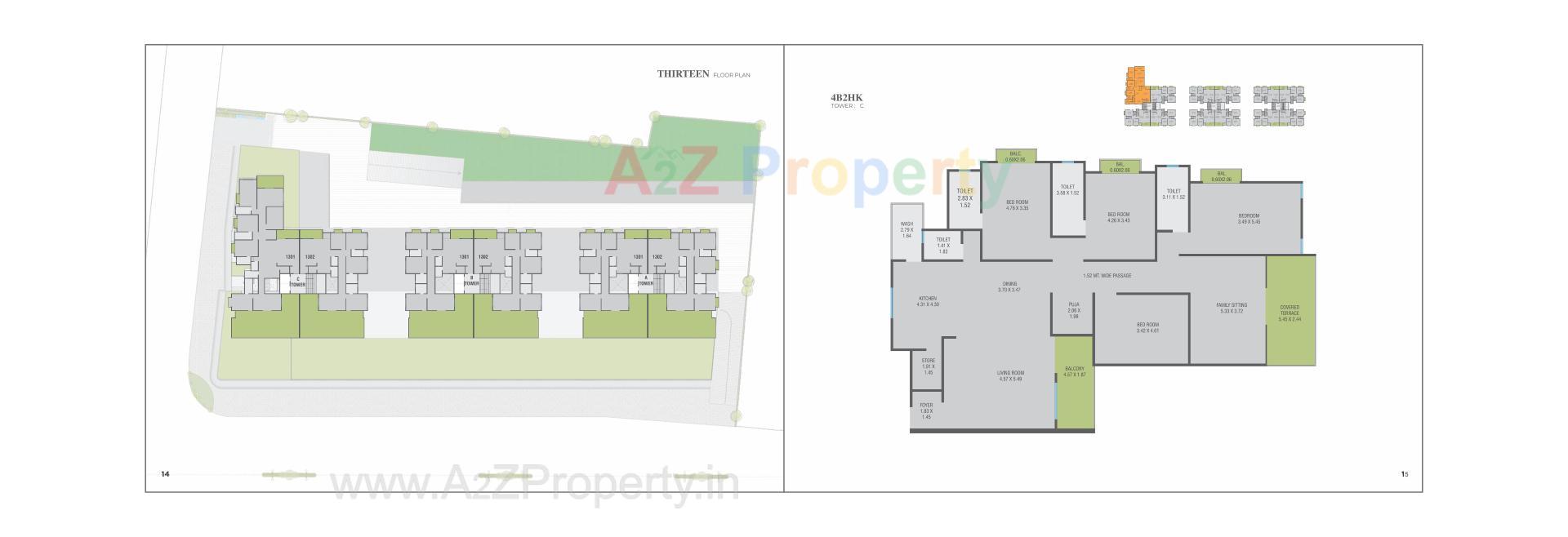 Layout of real estate project Shree Siddheshwar Havelock located at Sama, Vadodara, Gujarat