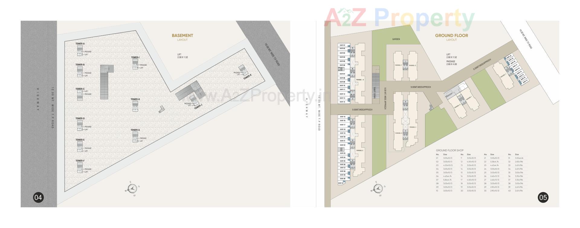 Layout of real estate project Shree Siddheshwar Helenium located at Chhani, Vadodara, Gujarat
