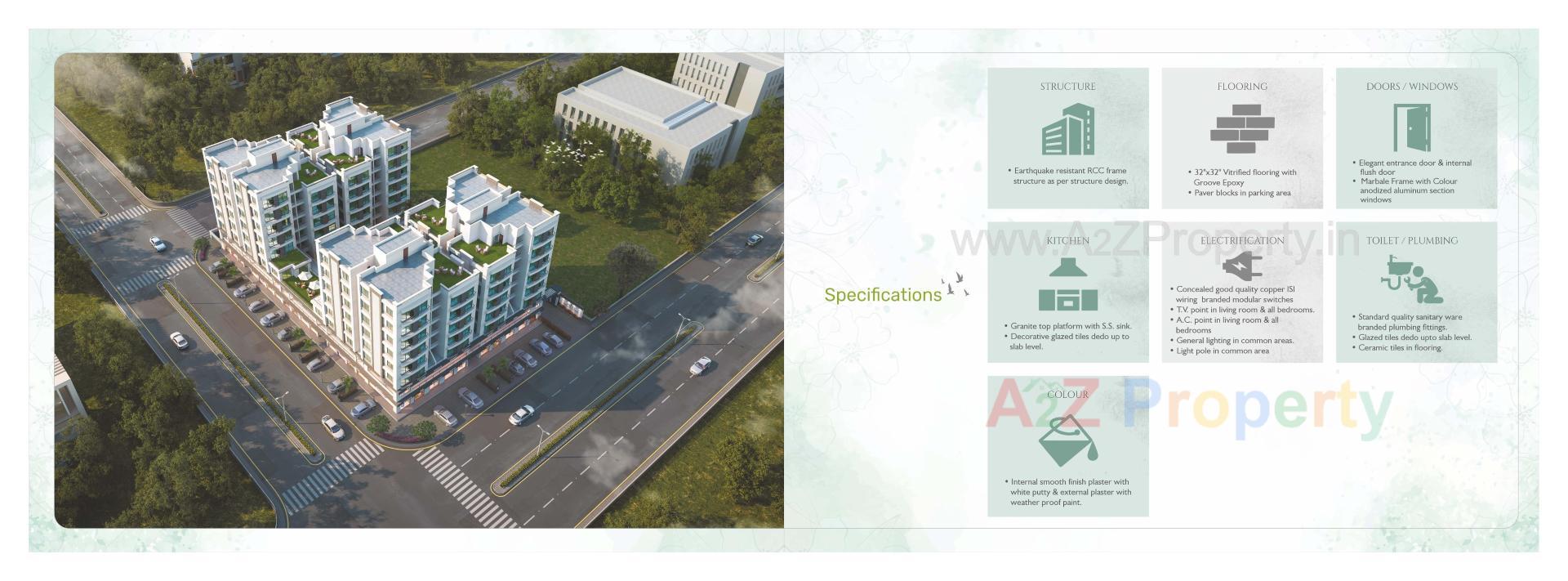  of real estate project Shree Siddheshwar Heliconia located at Danteshwar, Vadodara, Gujarat