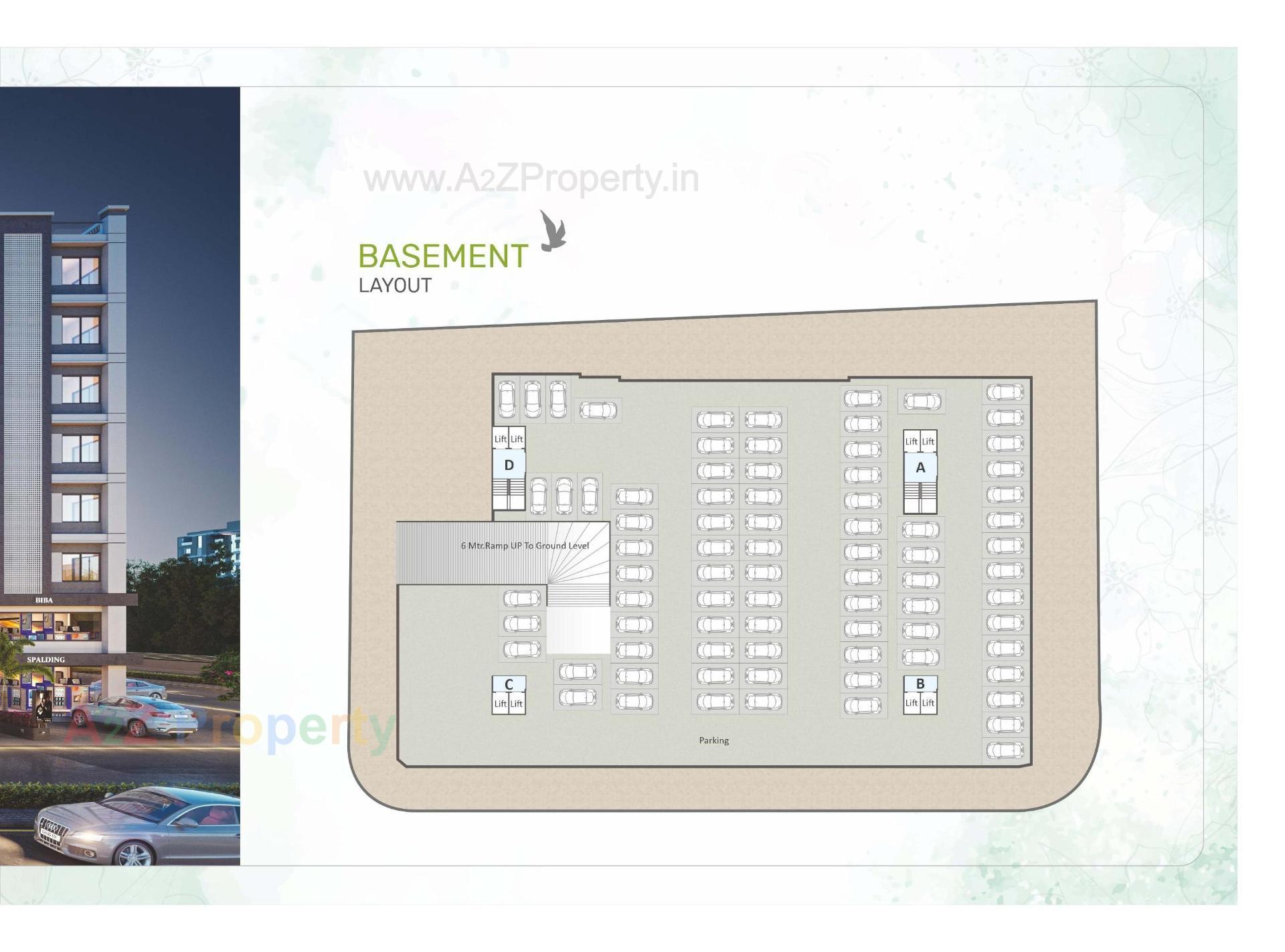 Layout of real estate project Shree Siddheshwar Heliconia located at Danteshwar, Vadodara, Gujarat