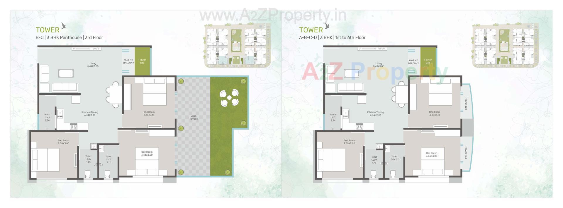 Layout of real estate project Shree Siddheshwar Heliconia located at Danteshwar, Vadodara, Gujarat