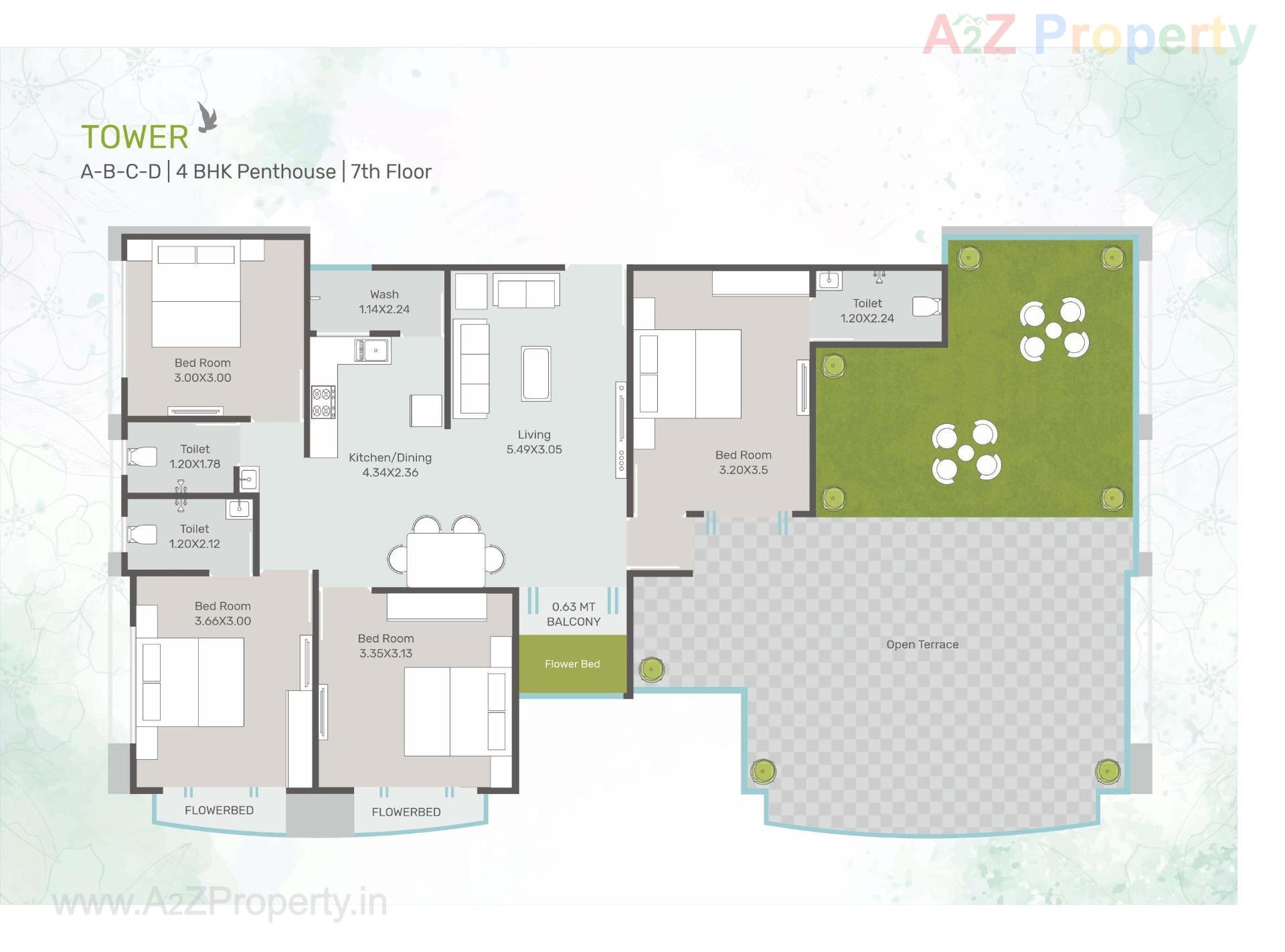Layout of real estate project Shree Siddheshwar Heliconia located at Danteshwar, Vadodara, Gujarat