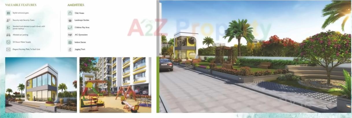 3D Elevation of real estate project Shree Siddheshwar Helix located at Vemali, Vadodara, Gujarat