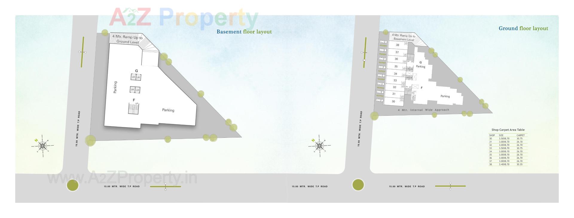 Layout of real estate project Shree Siddheshwar Highdeck located at Harni, Vadodara, Gujarat