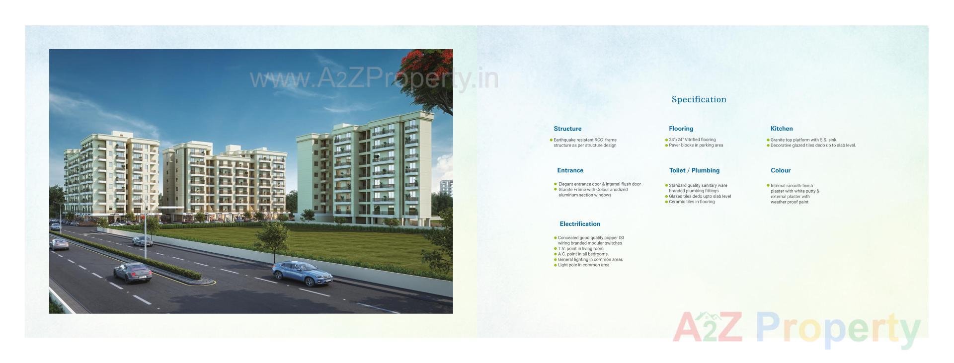 3D Elevation of real estate project Shree Siddheshwar Highdeck located at Harni, Vadodara, Gujarat