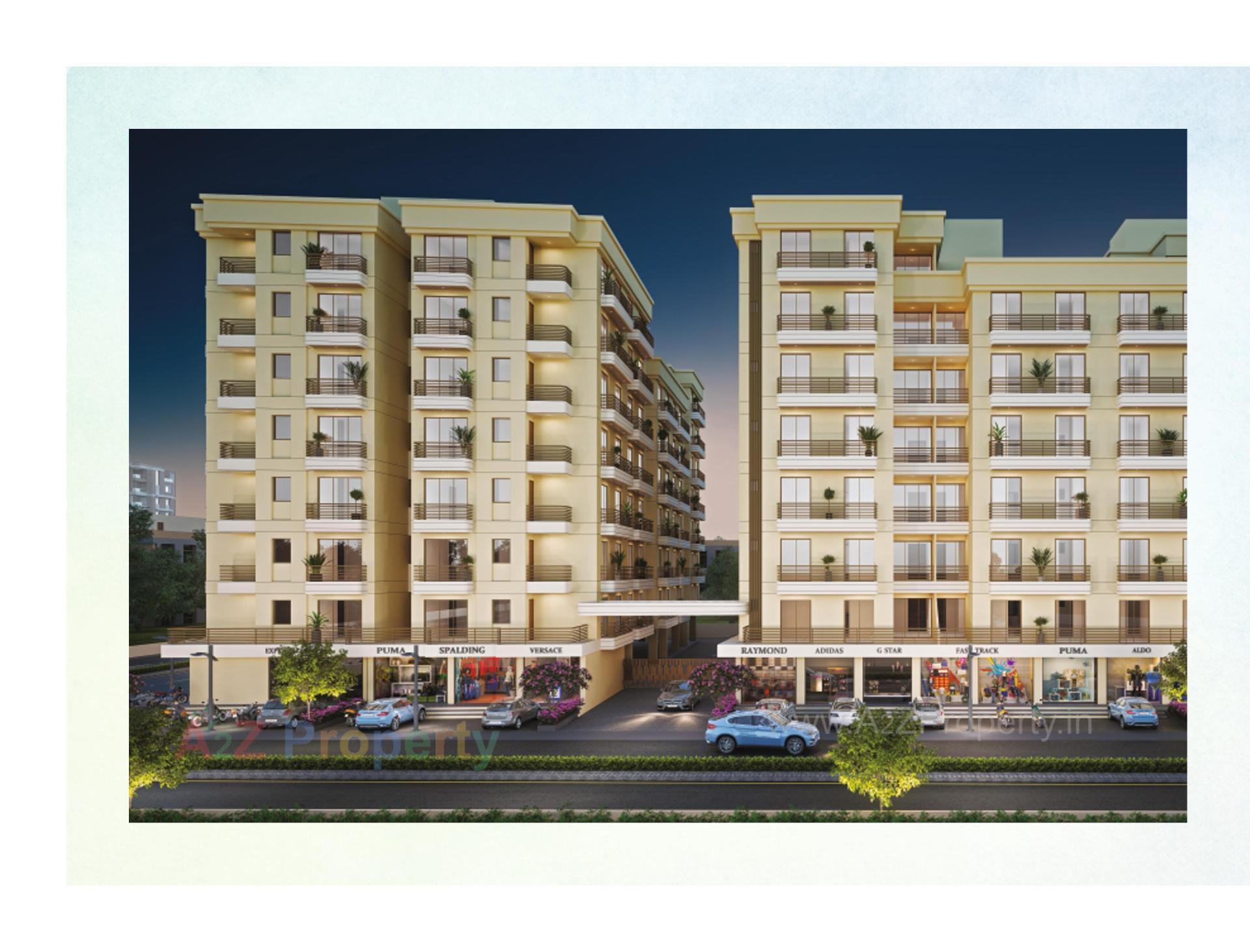 3D Elevation of real estate project Shree Siddheshwar Highdeck located at Harni, Vadodara, Gujarat