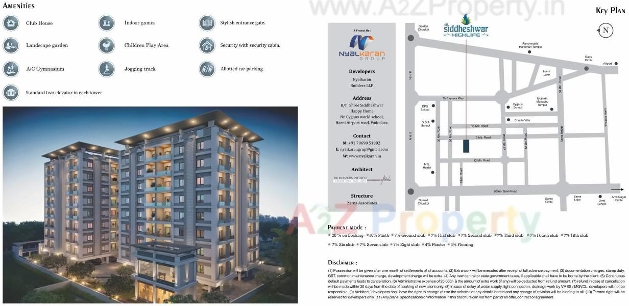  of real estate project Shree Siddheshwar Highlife located at Harni, Vadodara, Gujarat