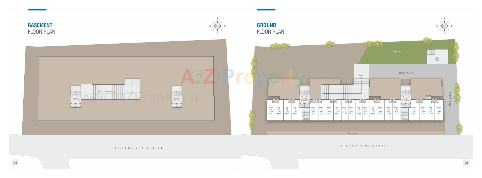 Layout of real estate project Shree Siddheshwar Highline located at Gotri, Vadodara, Gujarat