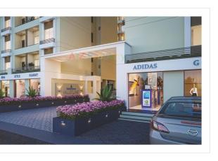 Elevation of real estate project Shree Siddheshwar Hillstone located at Waghodia, Vadodara, Gujarat