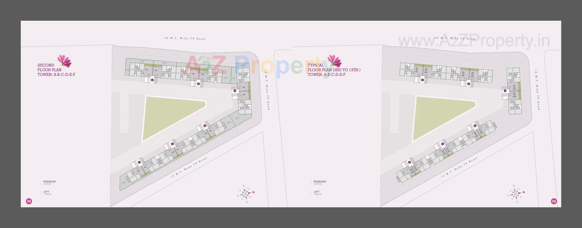 Layout of real estate project Shree Siddheshwar Hollyhock located at Gorva, Vadodara, Gujarat