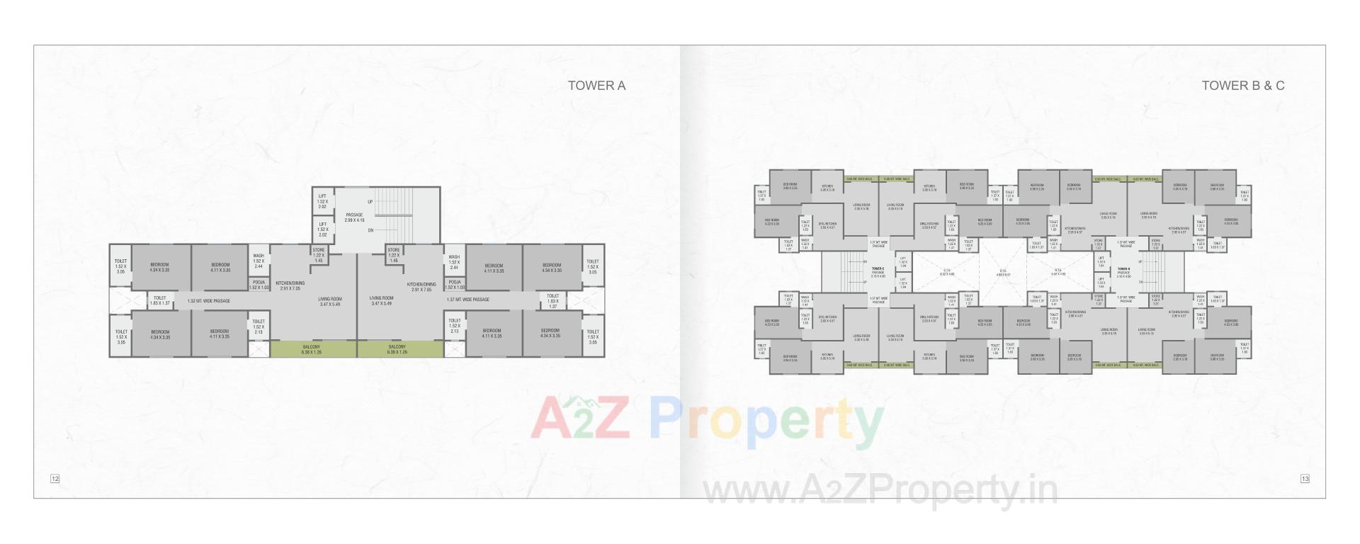 Layout of real estate project Shree Siddheshwar Hridayam located at Bhayli, Vadodara, Gujarat