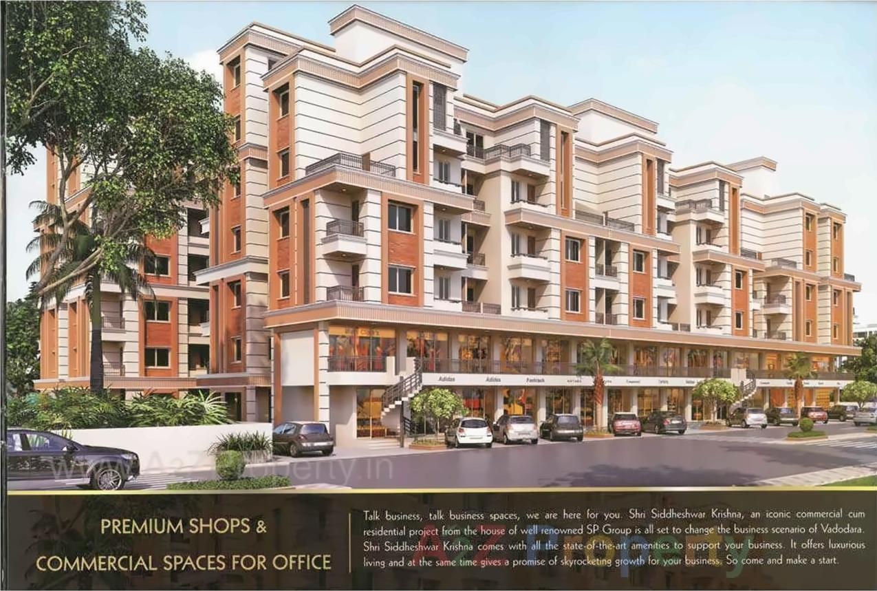 3D Elevation of real estate project Shree Siddheshwar Krishna located at Bhayli, Vadodara, Gujarat