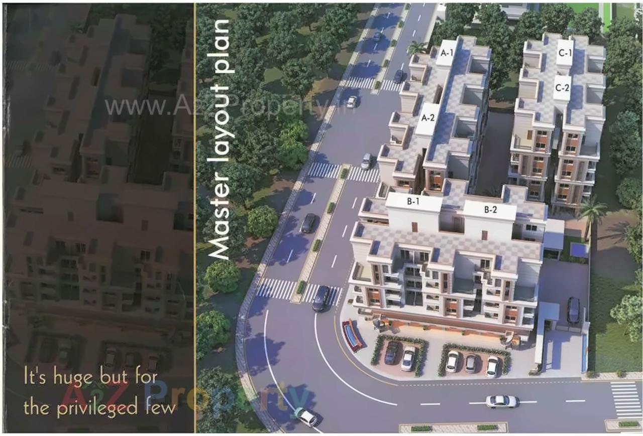 Layout of real estate project Shree Siddheshwar Krishna located at Bhayli, Vadodara, Gujarat