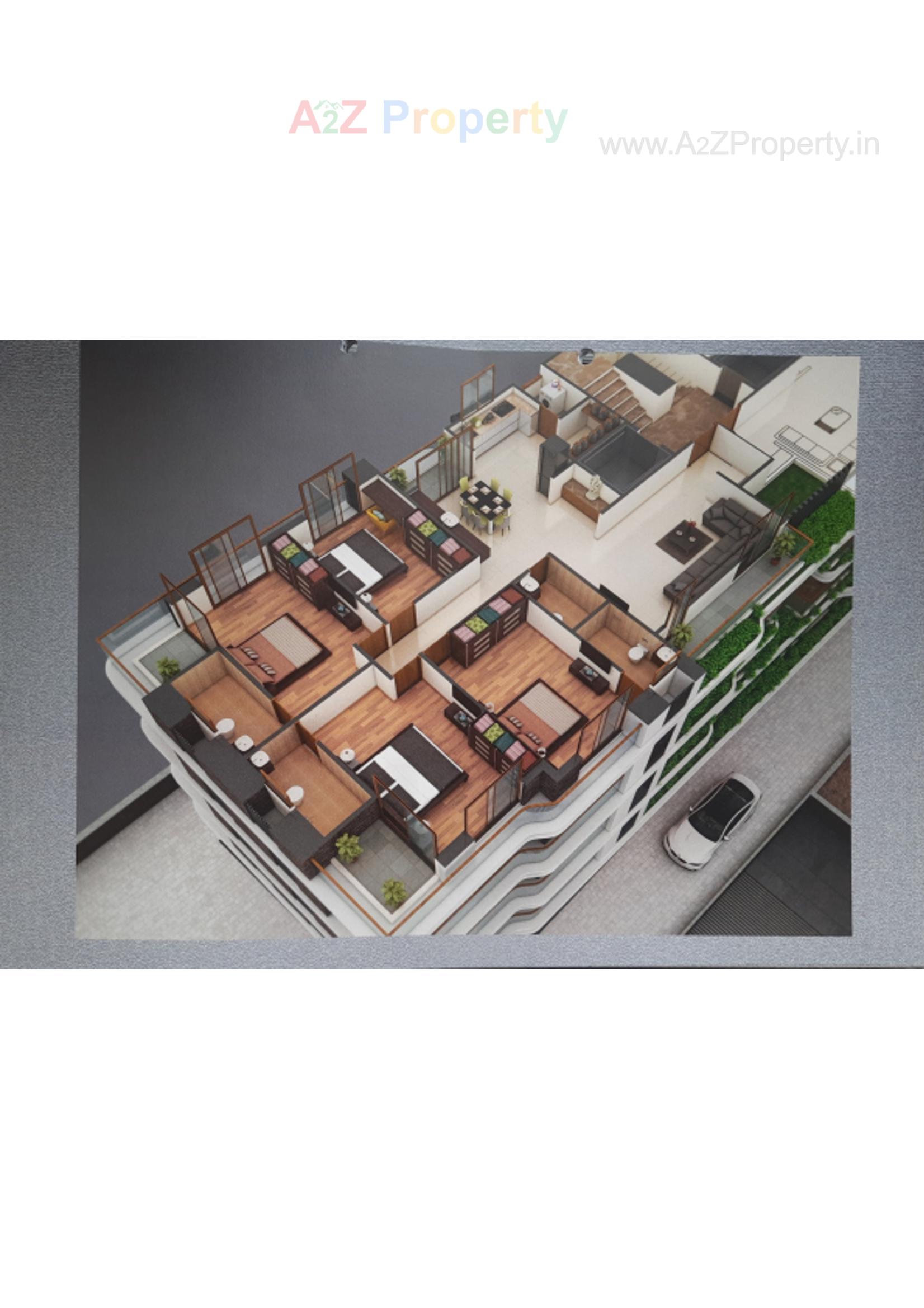 Layout of real estate project Shree Siddheshwar Pacific located at Harni, Vadodara, Gujarat