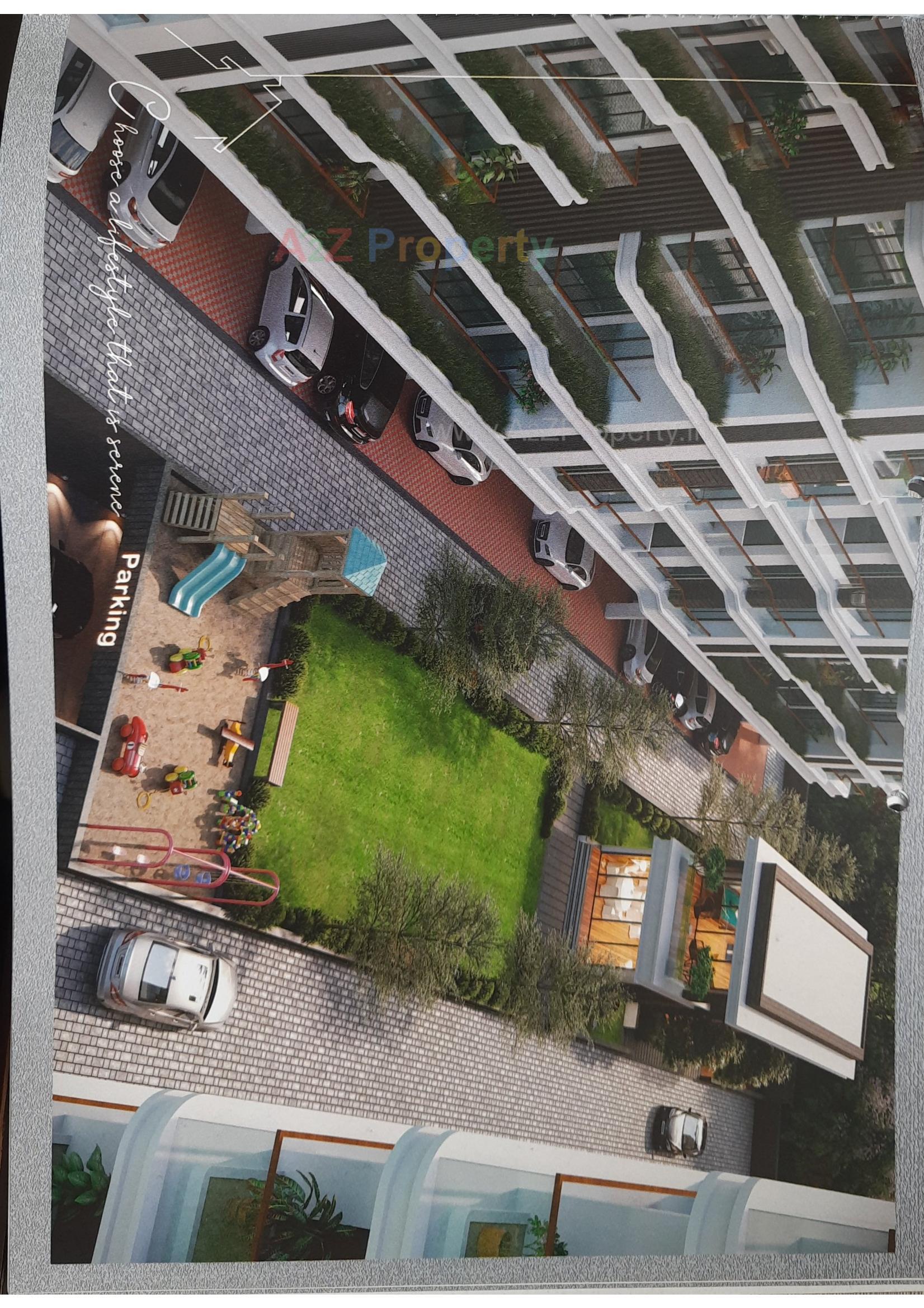 3D Elevation of real estate project Shree Siddheshwar Pacific located at Harni, Vadodara, Gujarat