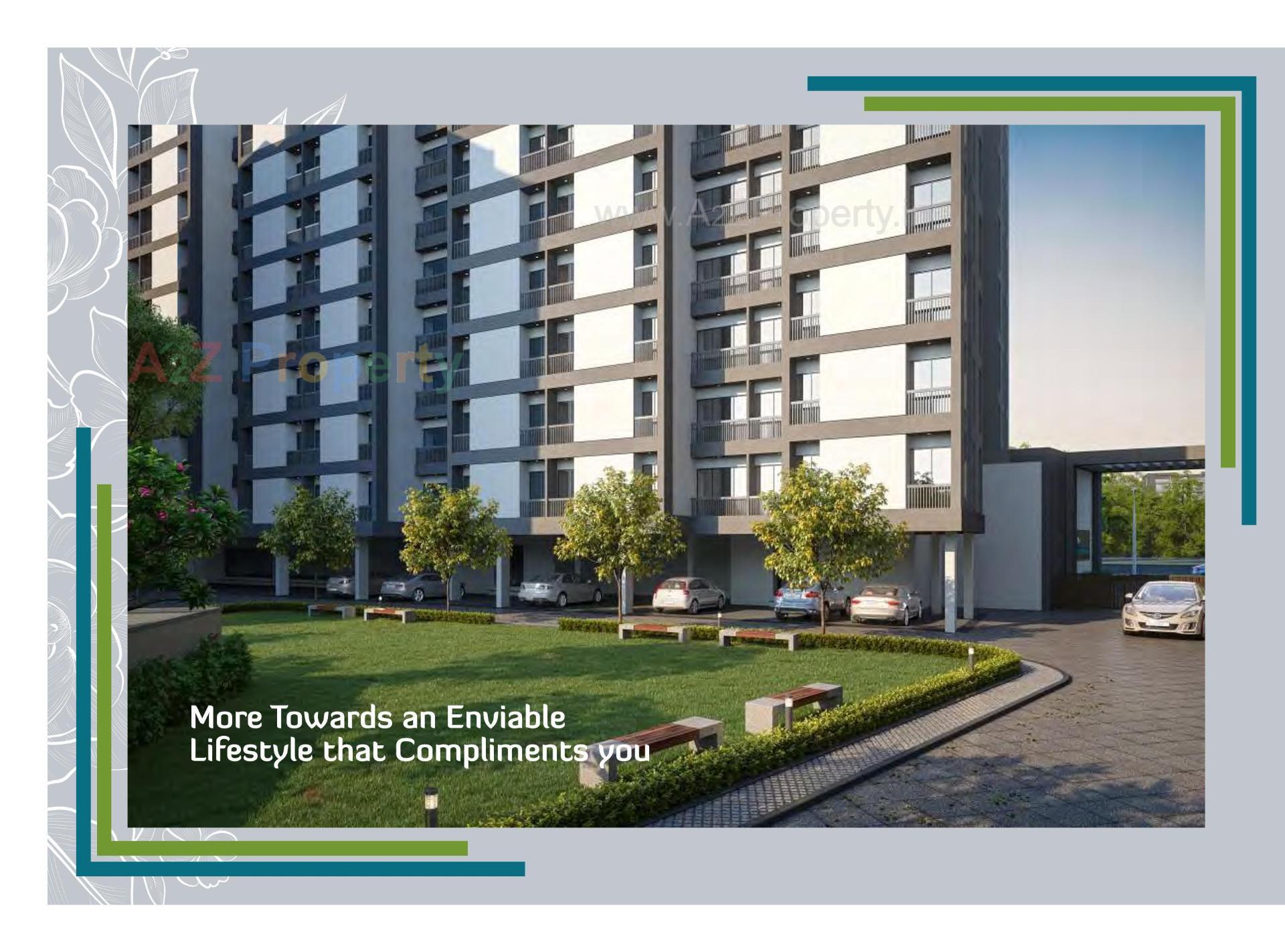 3D Elevation of real estate project Shree Siddheshwarheshwar located at Kasba, Vadodara, Gujarat