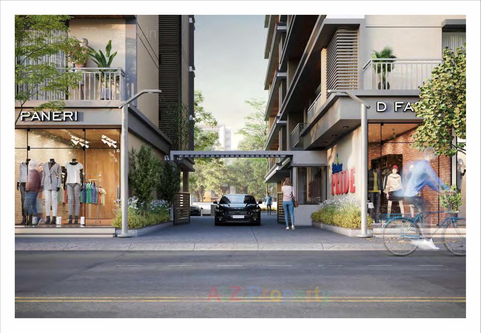 3D Elevation of real estate project Shree Siddheshwar Pride located at Bapod, Vadodara, Gujarat