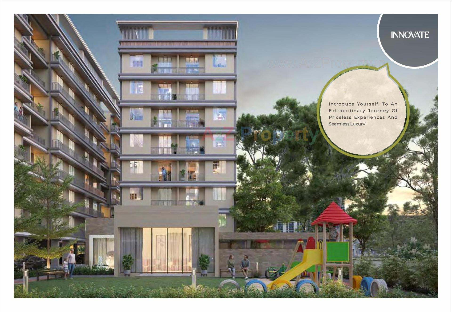 3D Elevation of real estate project Shree Siddheshwar Pride located at Bapod, Vadodara, Gujarat