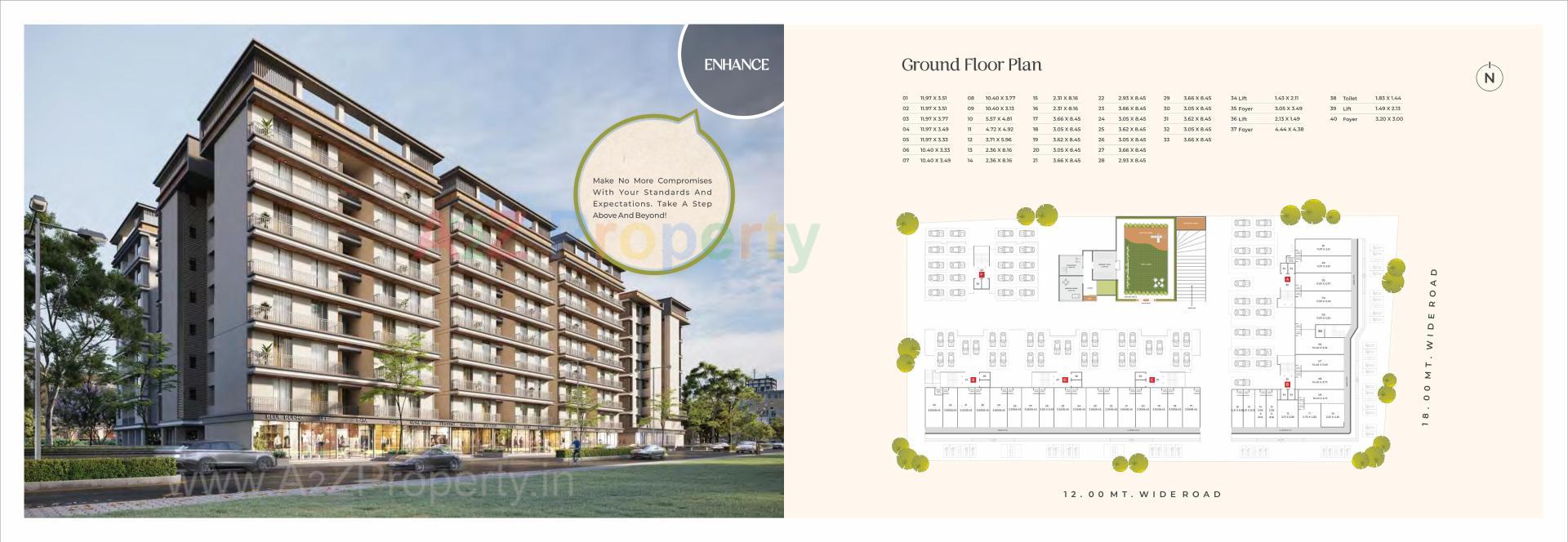  of real estate project Shree Siddheshwar Pride located at Bapod, Vadodara, Gujarat