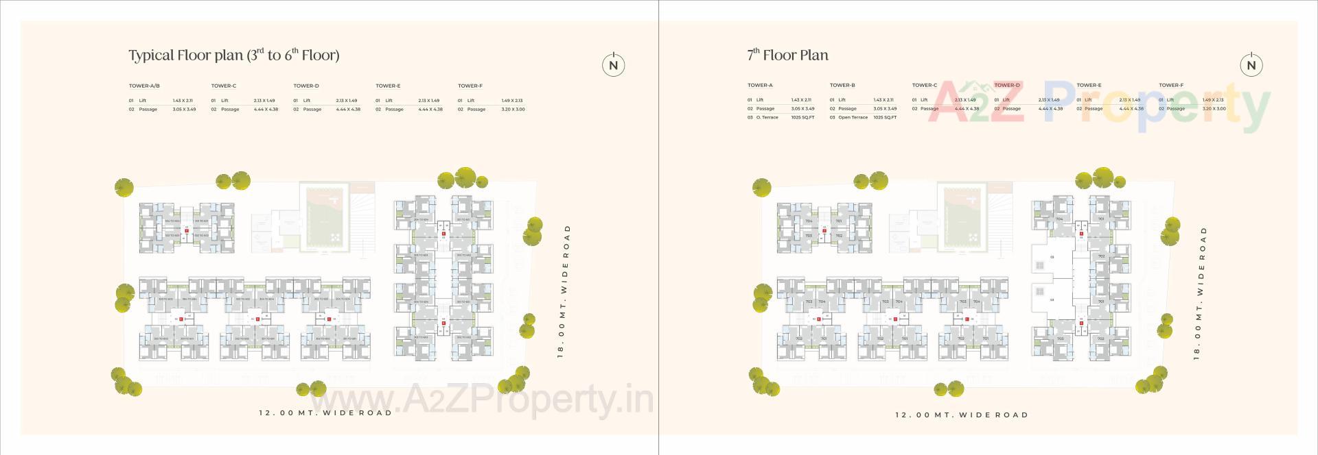 Layout of real estate project Shree Siddheshwar Pride located at Bapod, Vadodara, Gujarat