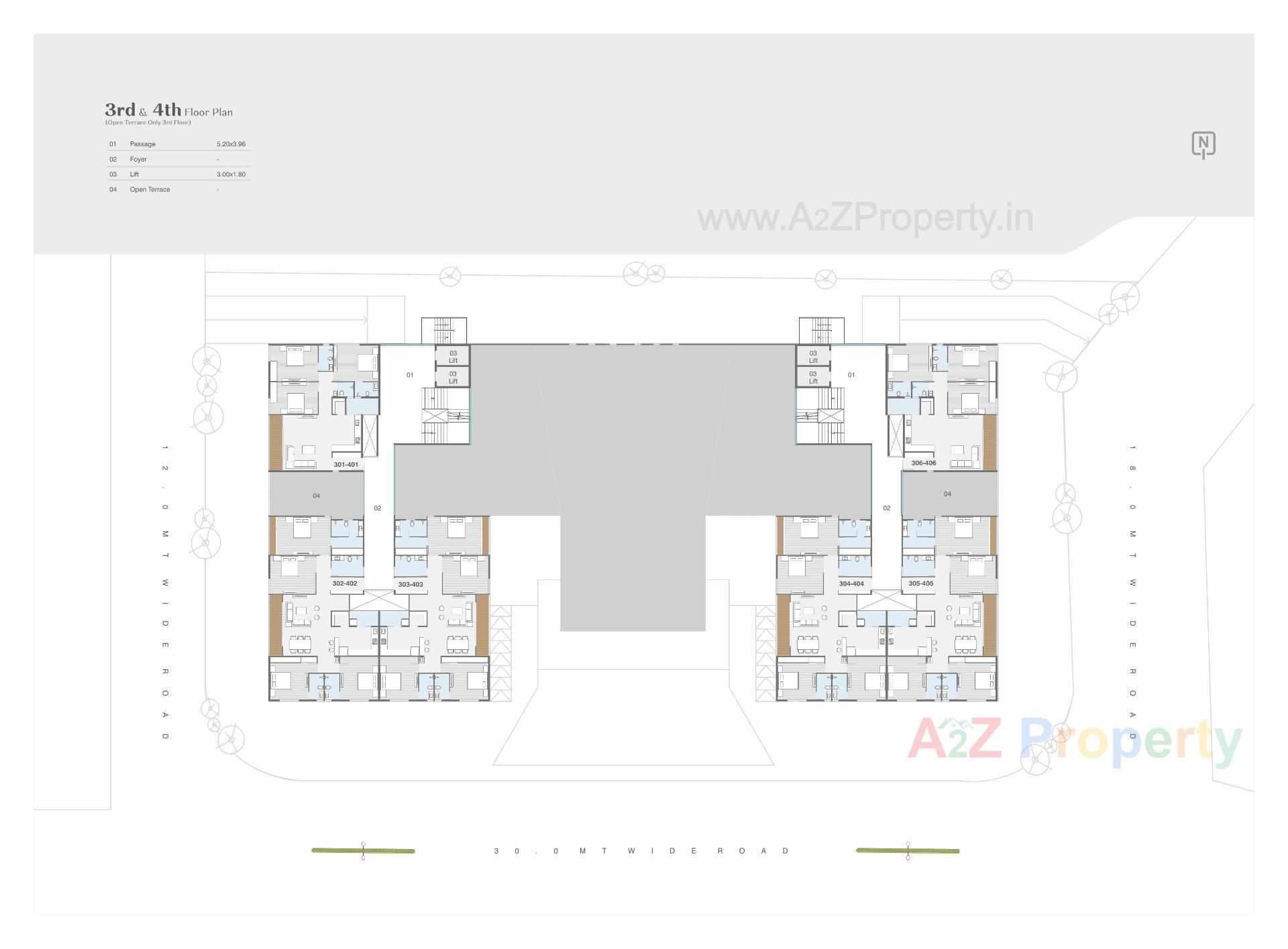Layout of real estate project Shree Siddheshwar Prime Plus located at Harni, Vadodara, Gujarat