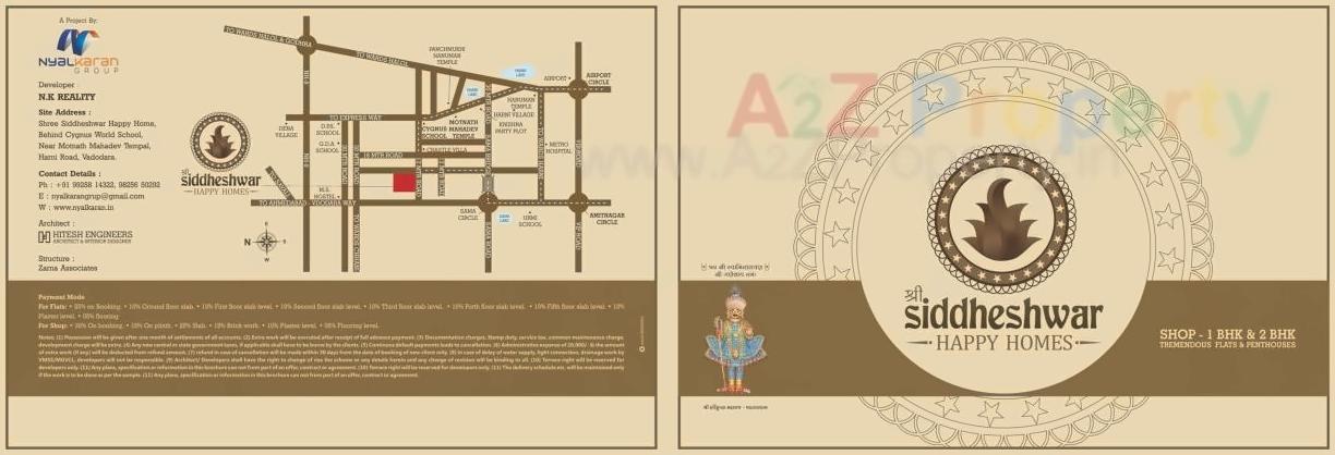  of real estate project Shree Siddheshwer Happy Homes located at Harni, Vadodara, Gujarat