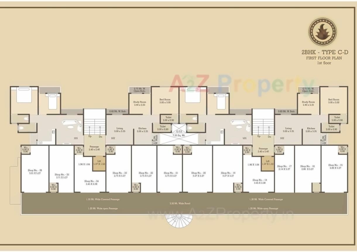 Layout of real estate project Shree Siddheshwer Happy Homes located at Harni, Vadodara, Gujarat