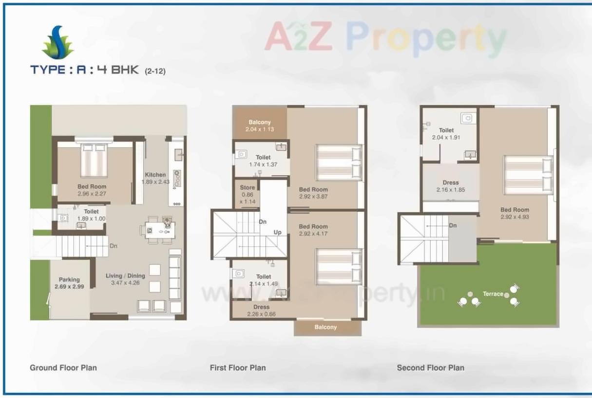 Layout of real estate project Shree Siddheshwer Holy Home located at Sayajipura, Vadodara, Gujarat