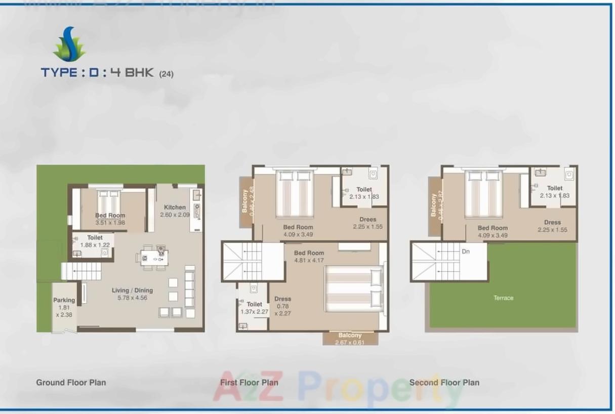 Layout of real estate project Shree Siddheshwer Holy Home located at Sayajipura, Vadodara, Gujarat