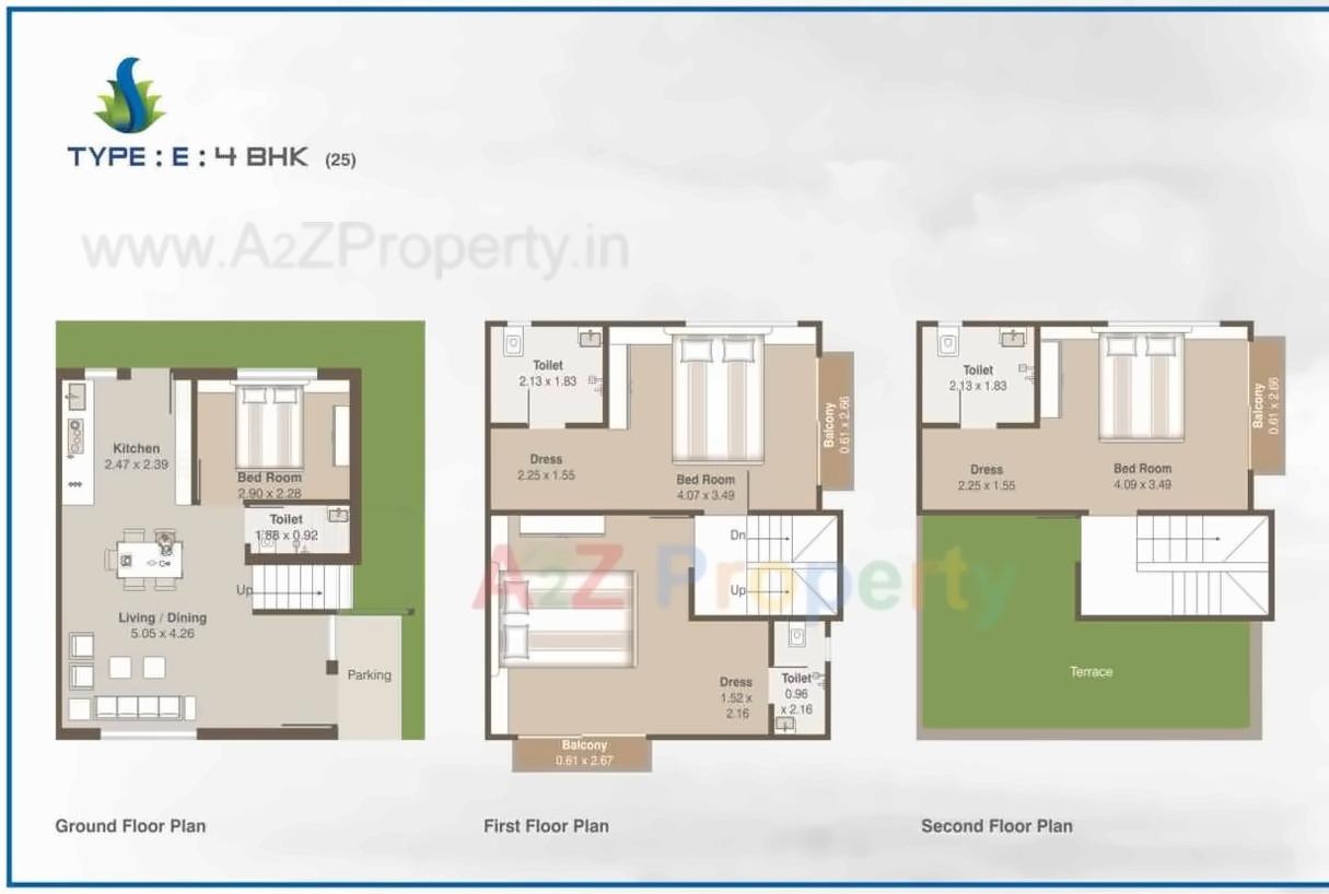 Layout of real estate project Shree Siddheshwer Holy Home located at Sayajipura, Vadodara, Gujarat
