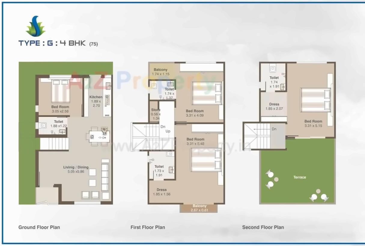 Layout of real estate project Shree Siddheshwer Holy Home located at Sayajipura, Vadodara, Gujarat