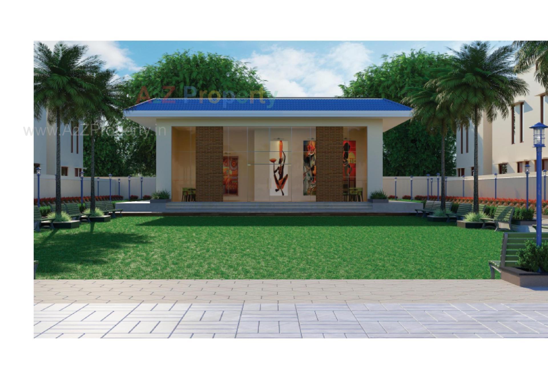 3D Elevation of real estate project Shree Siddhivinayak Bunglows located at Karjan, Vadodara, Gujarat