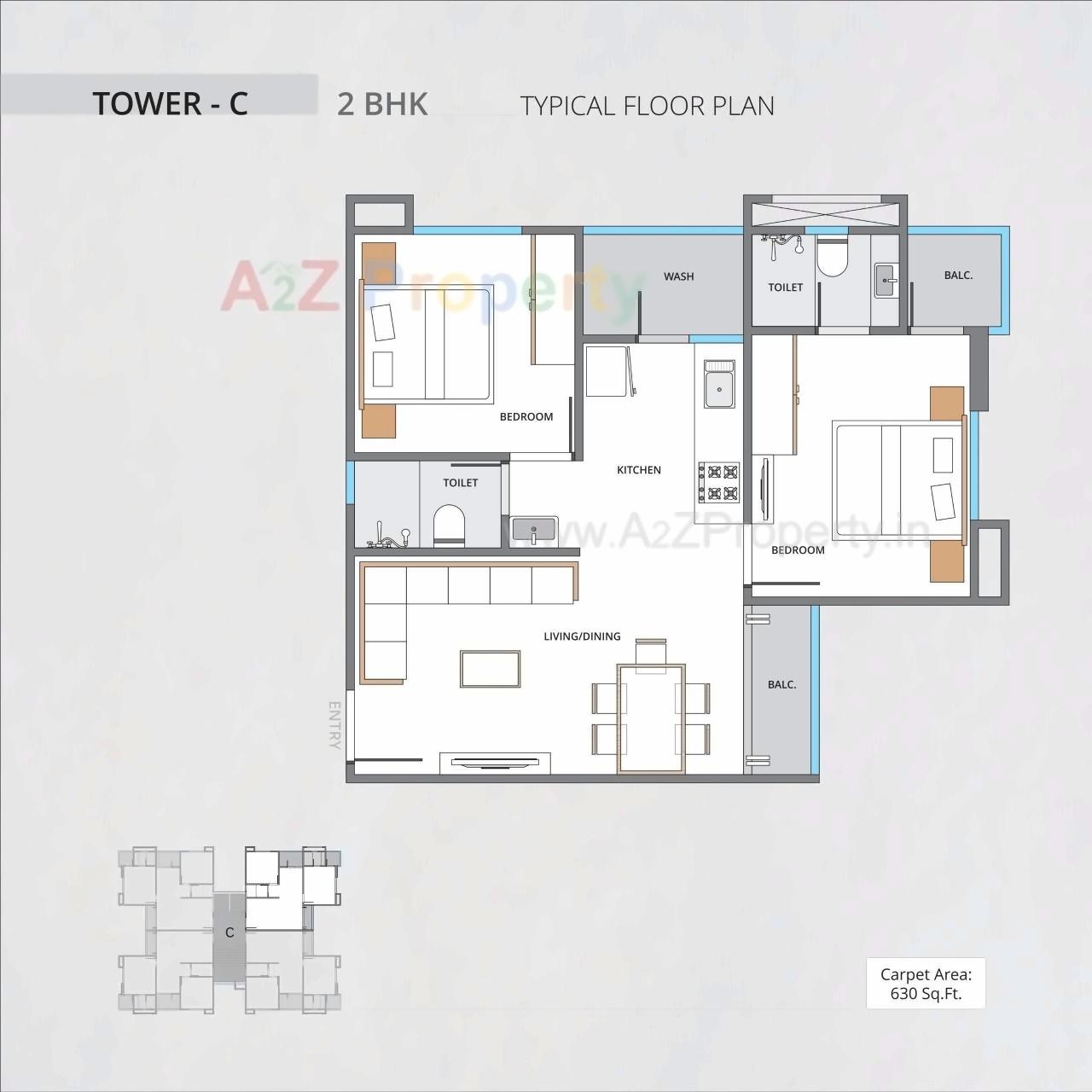 Layout of real estate project Shree Siddhnath Paradise located at Bapod, Vadodara, Gujarat
