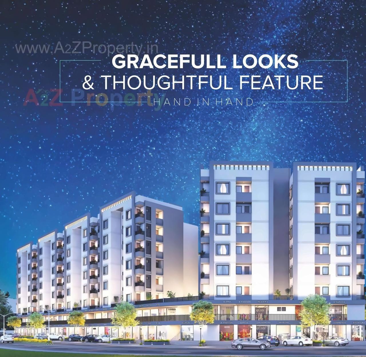 3D Elevation of real estate project Shree Siddhnath Park located at Vadodara, Vadodara, Gujarat