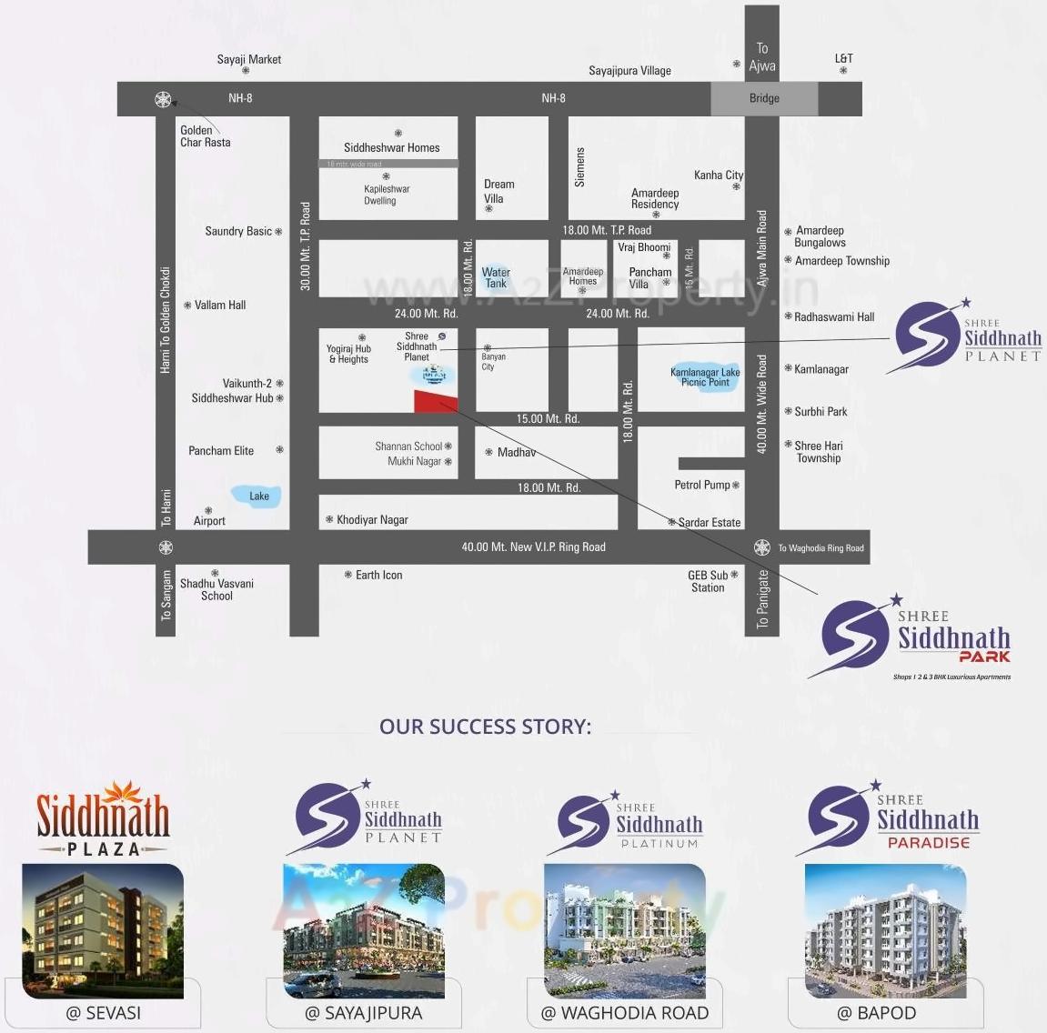  of real estate project Shree Siddhnath Park located at Vadodara, Vadodara, Gujarat