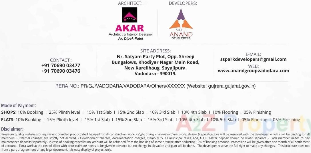  of real estate project Shree Siddhnath Park located at Vadodara, Vadodara, Gujarat