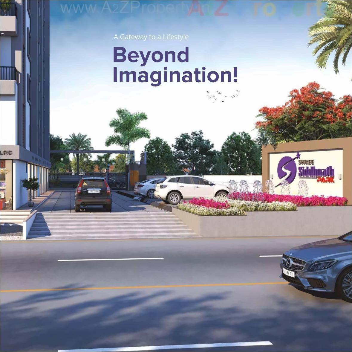 3D Elevation of real estate project Shree Siddhnath Park located at Vadodara, Vadodara, Gujarat